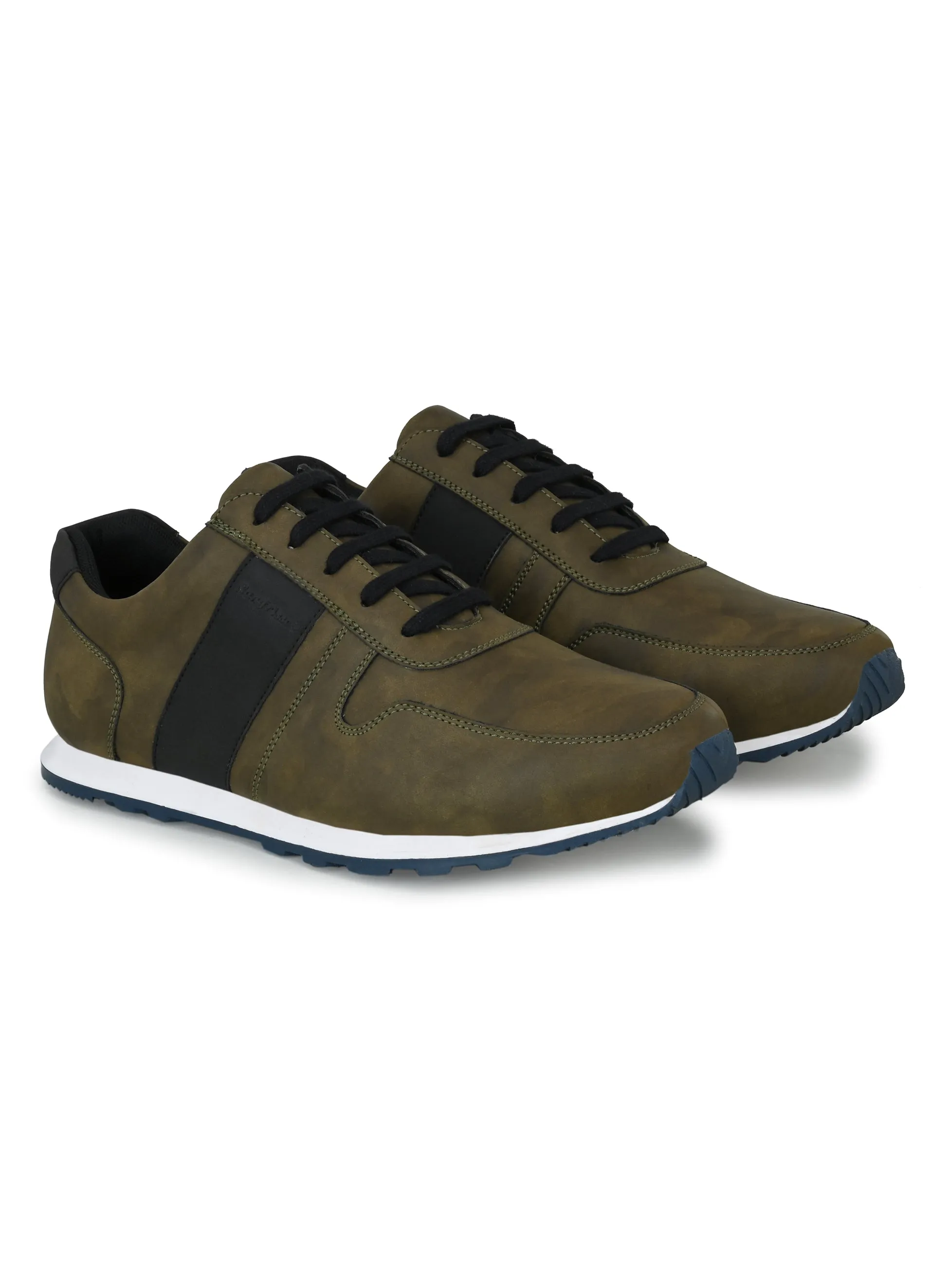 Apexx Olive Casual Sneakers