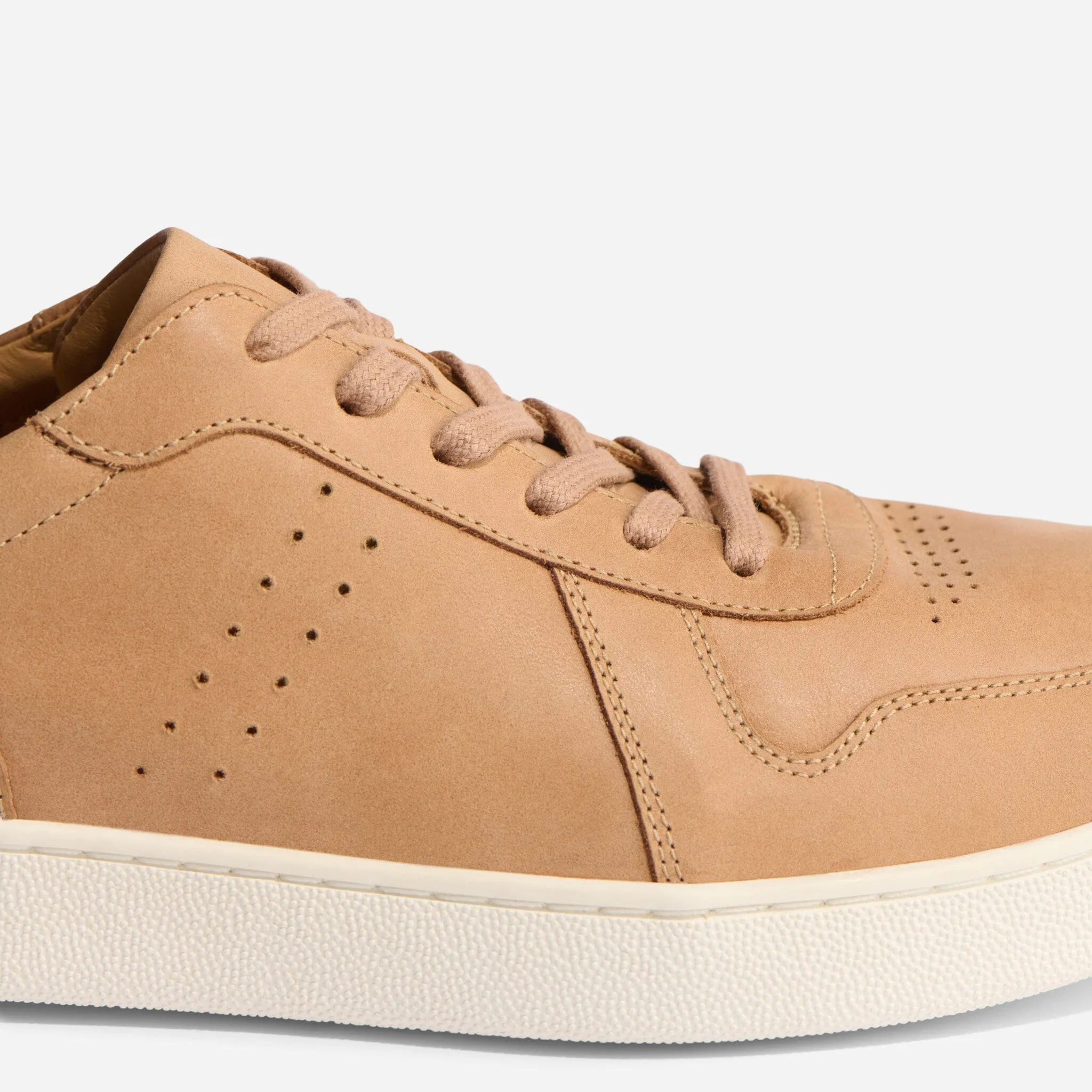 Beto Go-To Court Sneaker Almond