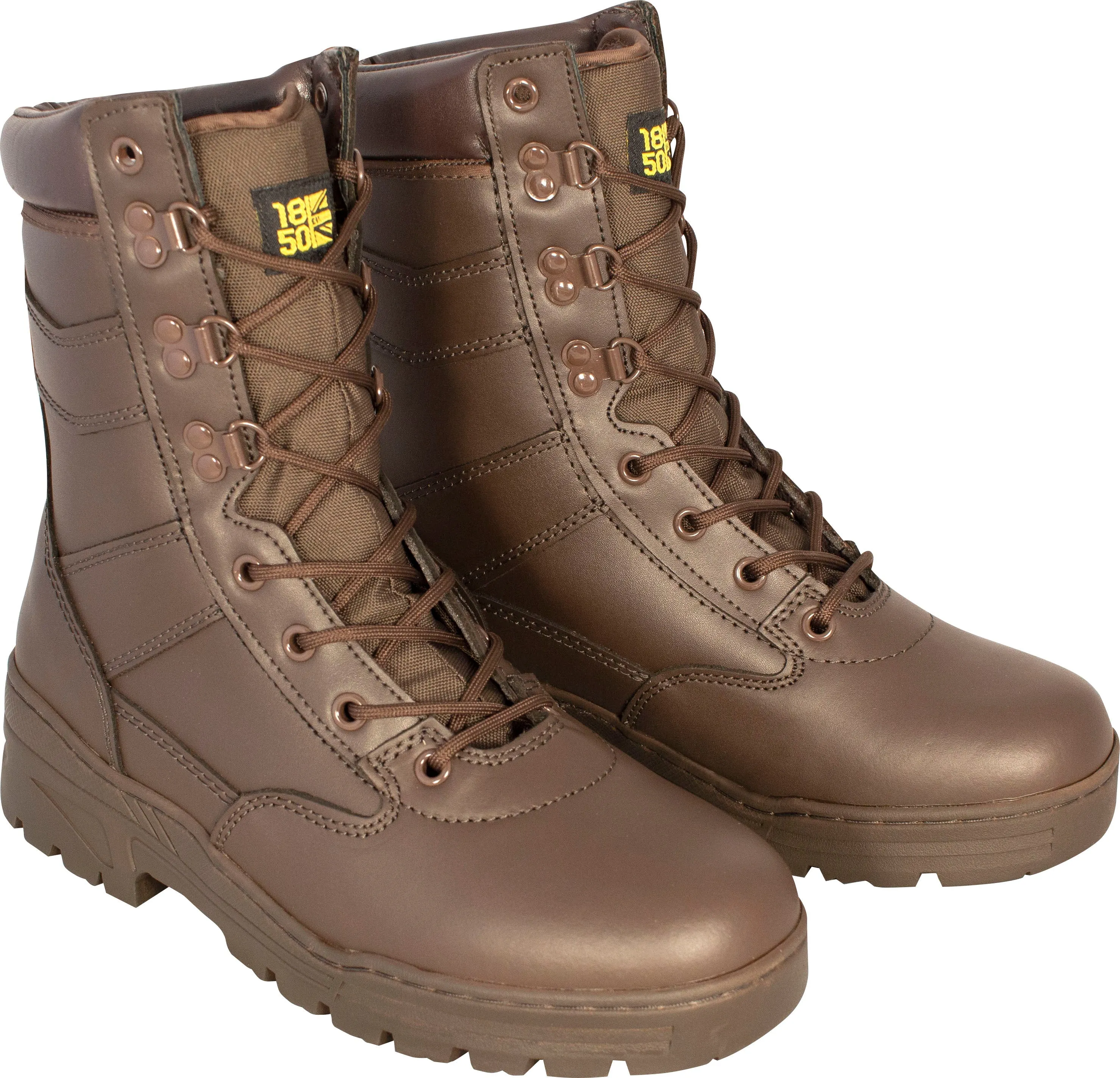 Cadet Full Leather Patrol Boot - Brown - 1850