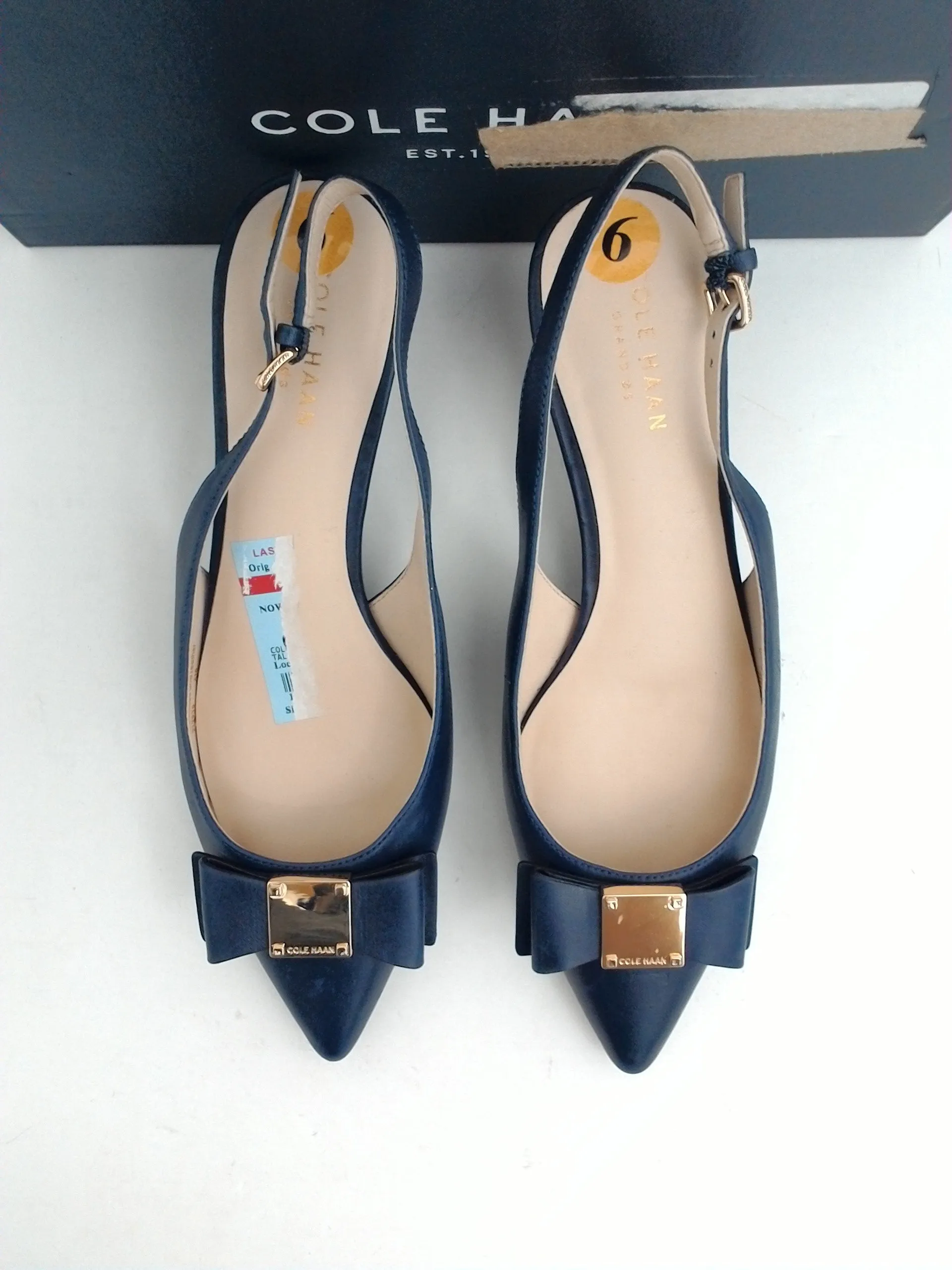 Cole Haan Women's Navy Blue Heels Size 6 B