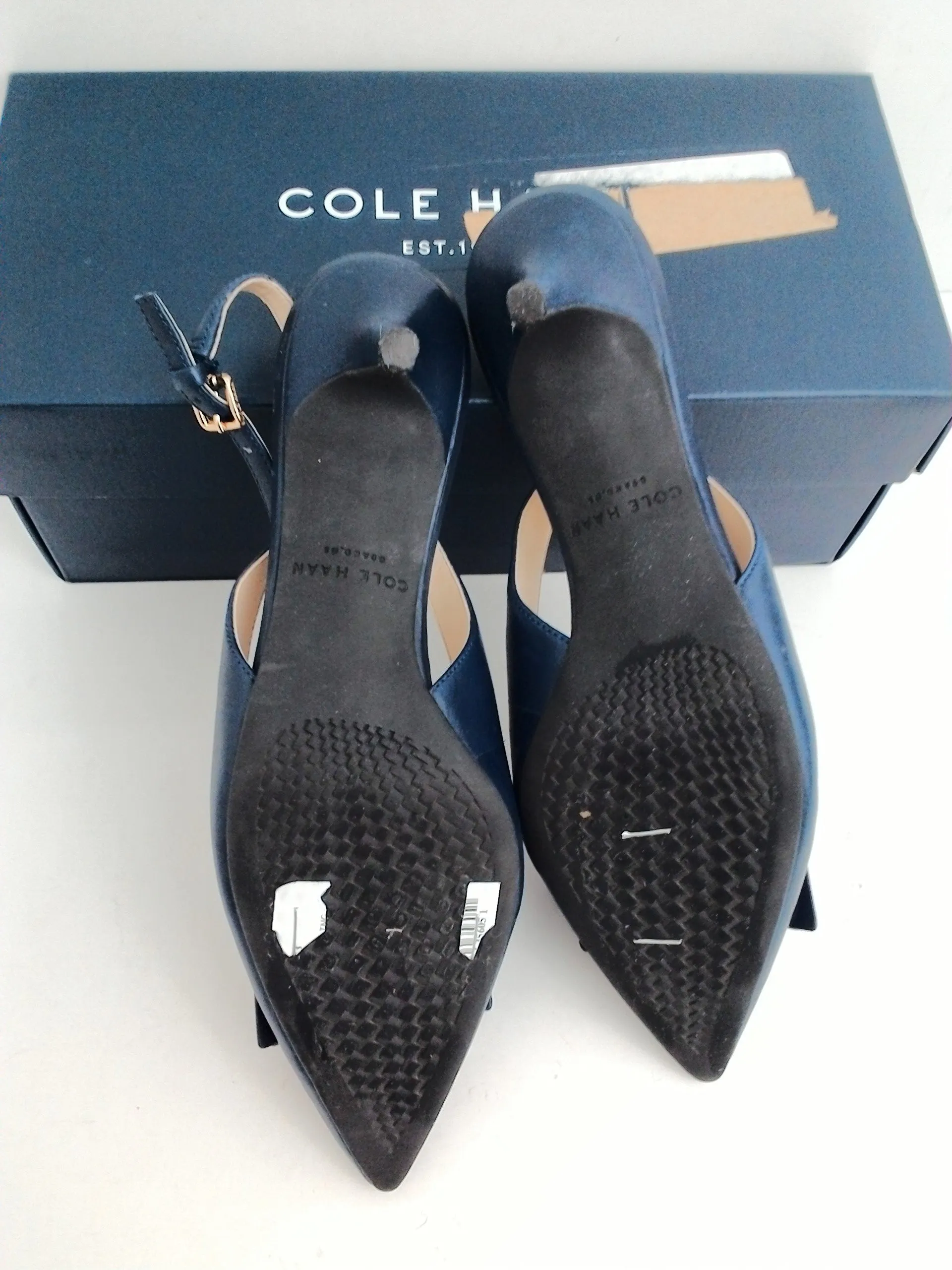 Cole Haan Women's Navy Blue Heels Size 6 B