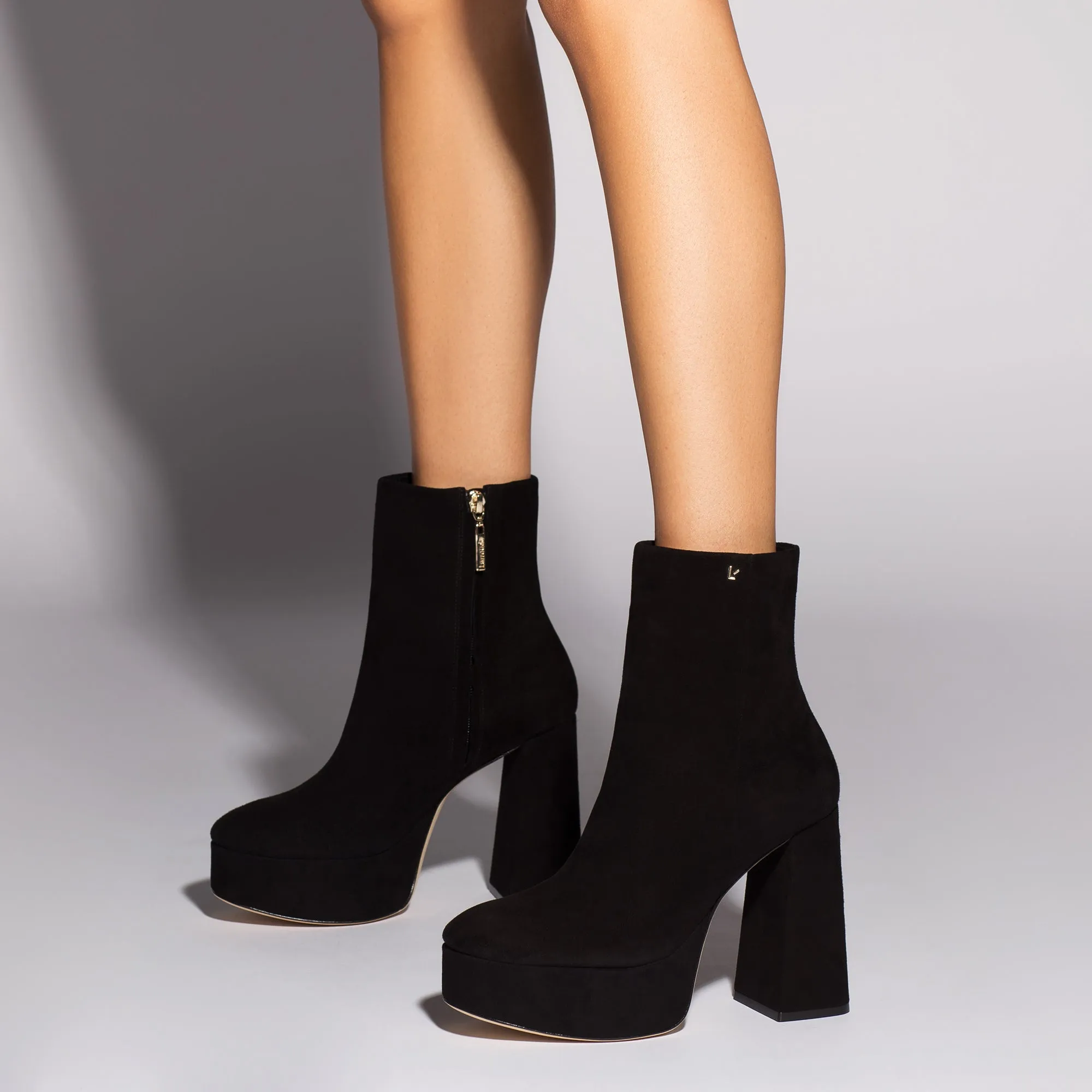 Dolly Boot In Black Suede