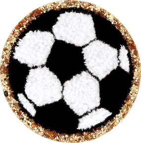 Glitter Varsity Soccer Patch