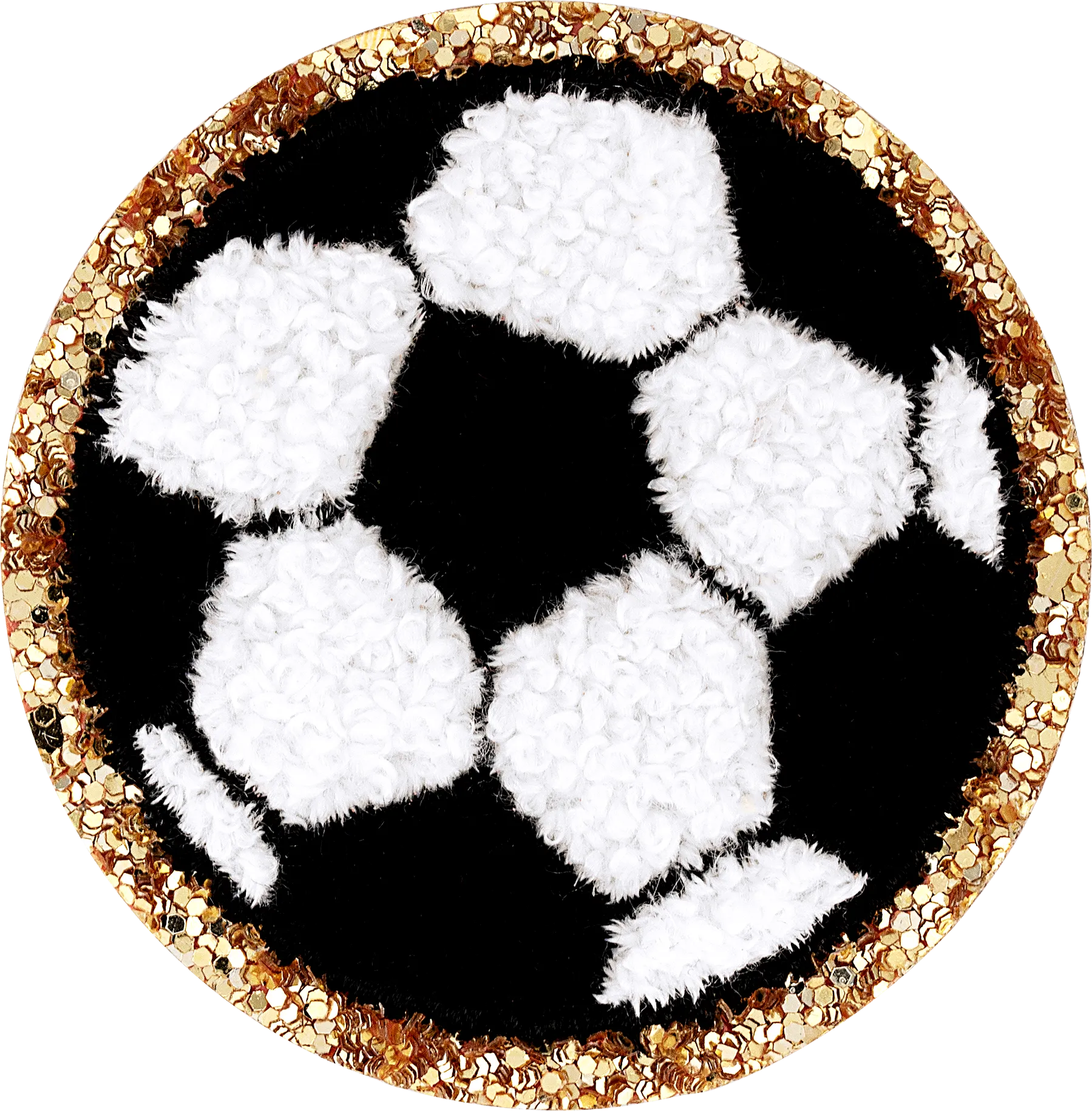 Glitter Varsity Soccer Patch