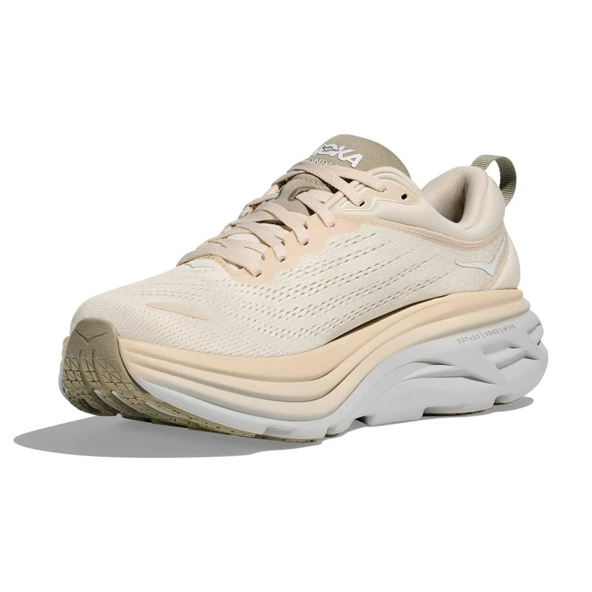 Hoka Men's Bondi 8 Oat Milk/Barley