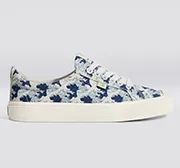 Hokusai OCA Low Wave off Kanagawa Print Canvas Sneaker Women