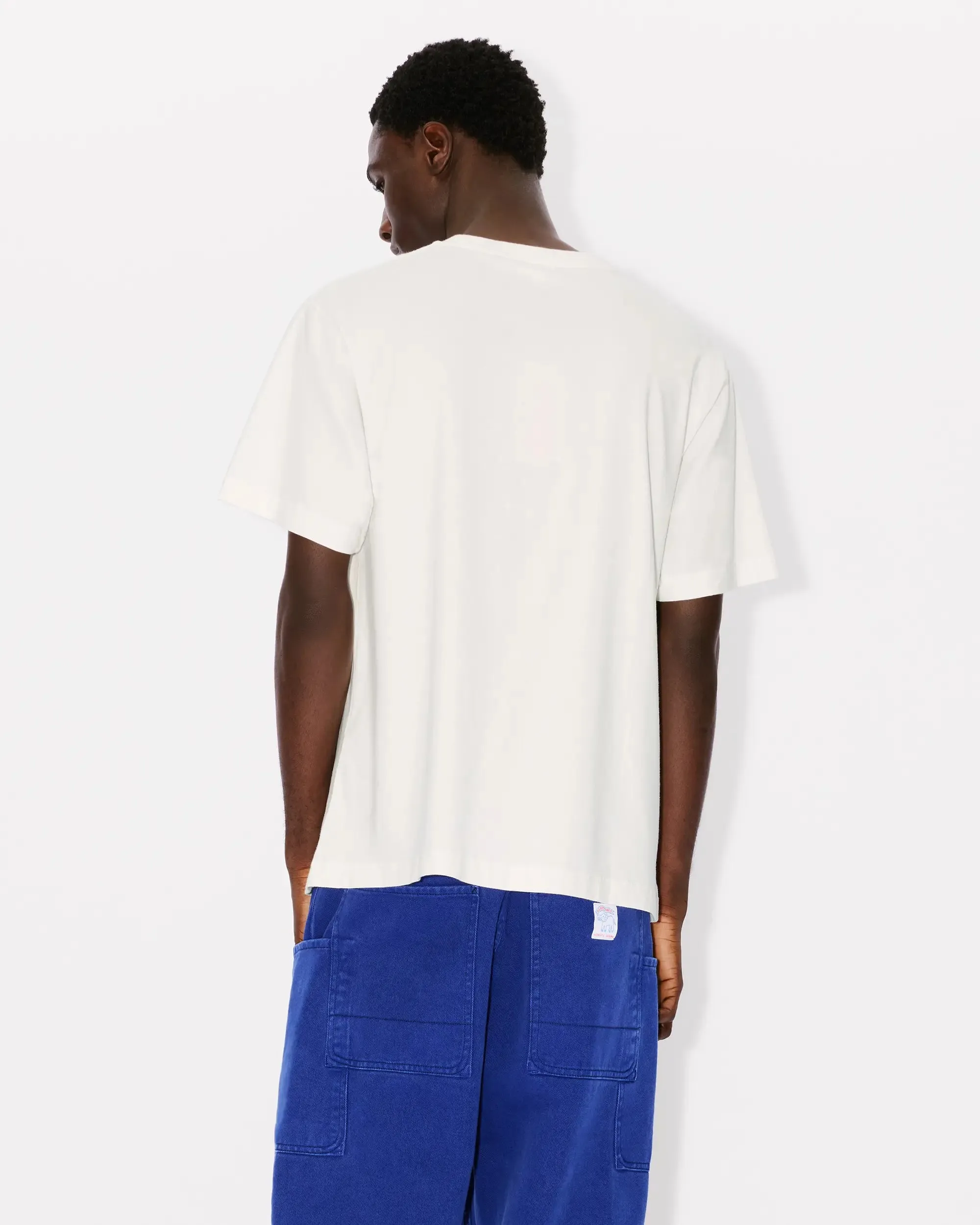 Kenzo Drawn Varsity Oversized Tee - Off White