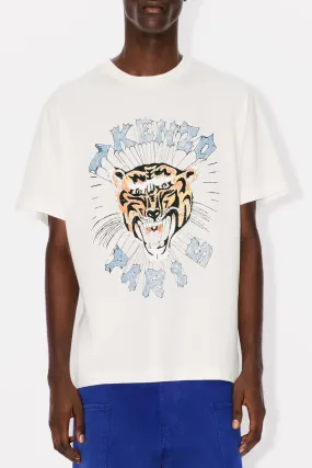 Kenzo Drawn Varsity Oversized Tee - Off White