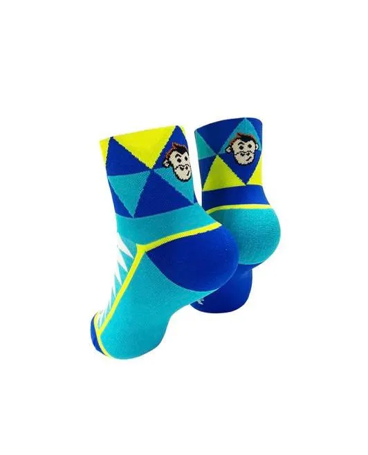 Monkey Sox Ultra X2 Sport | Cobalt & Turquoise