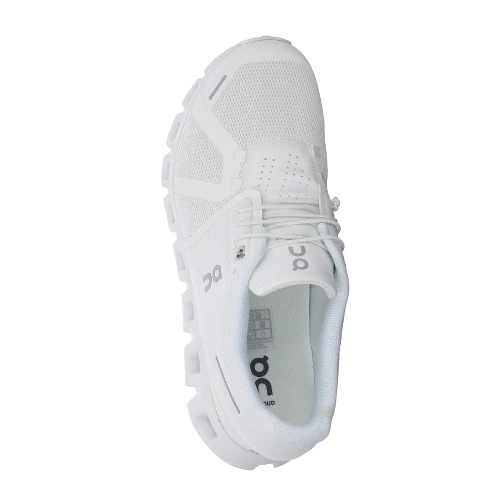 On Running Cloud 5 Running Shoe (Men) - Undyed-White/White