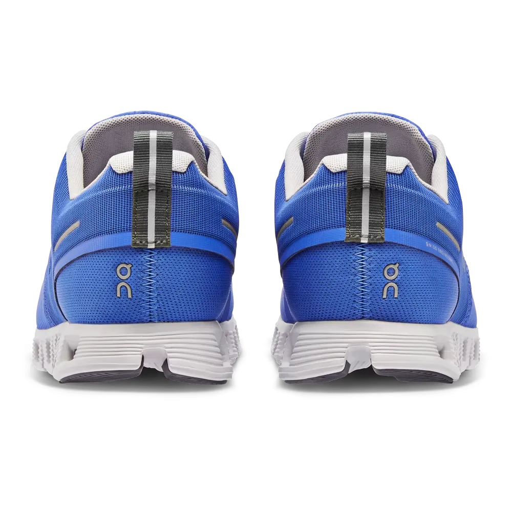 On Running Men's Cloud 5 Waterproof Shoes - Cobalt / Glacier