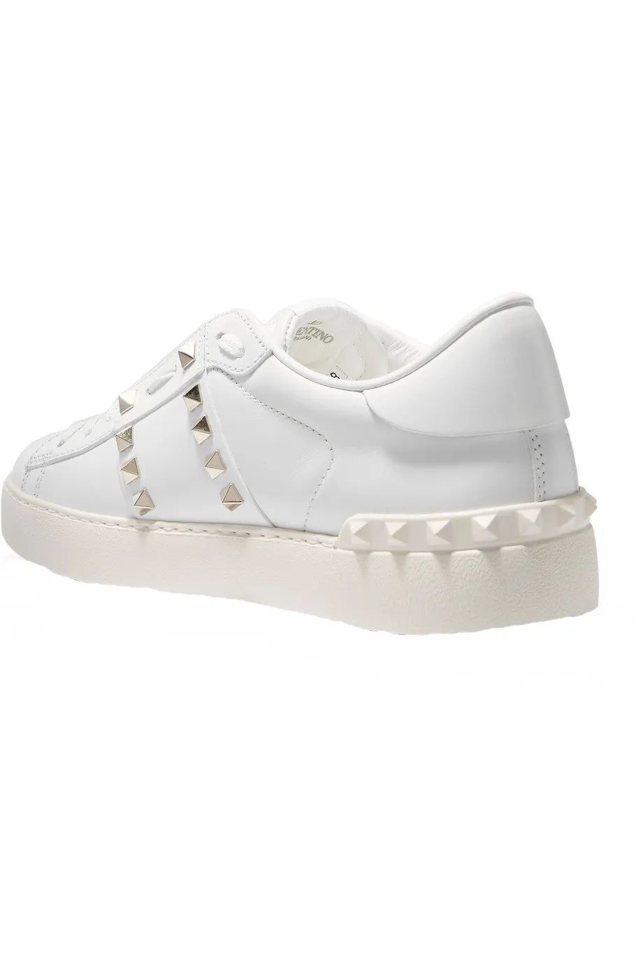 Open Sneaker Untitled, White/Gold