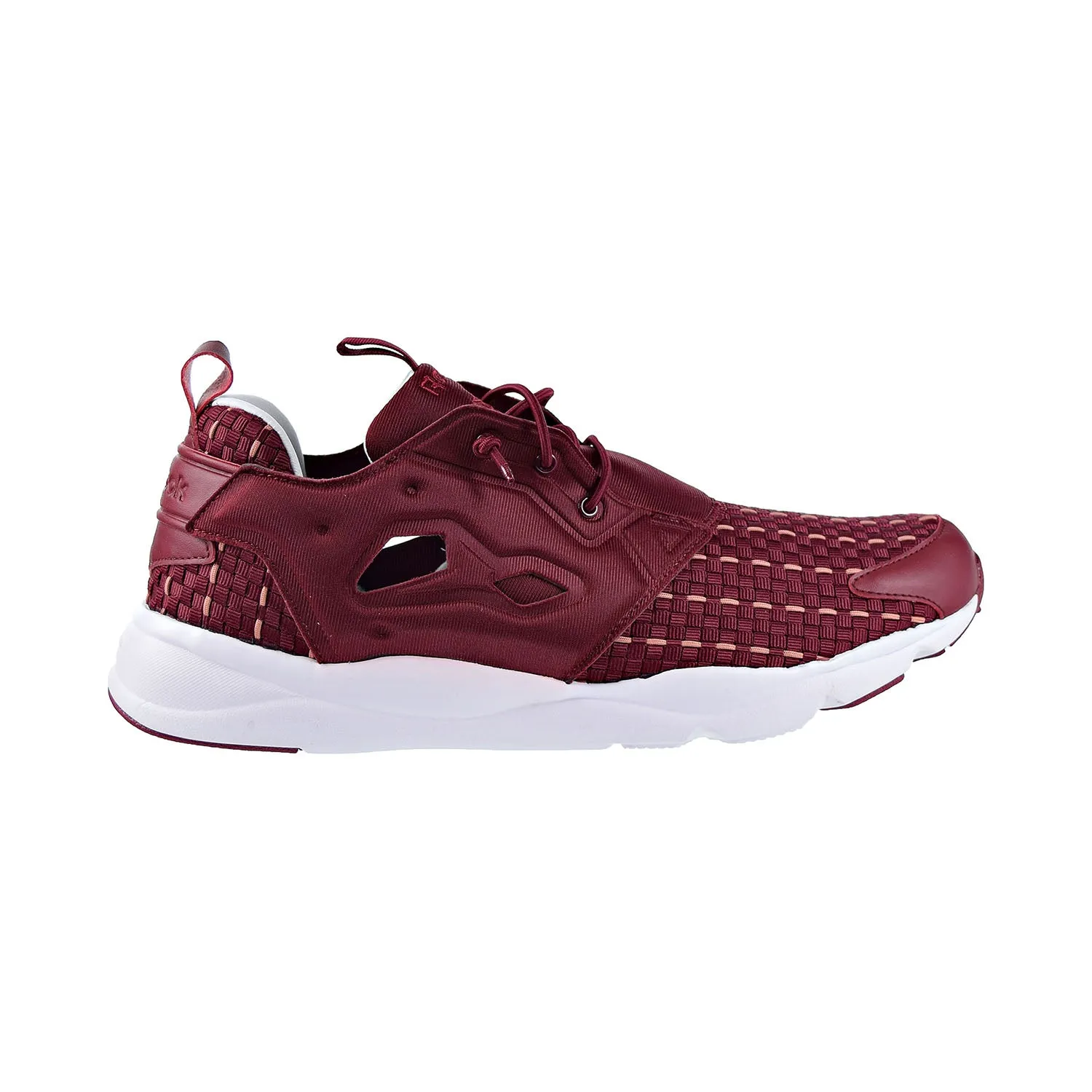 Reebok Furylite New Woven Mens Shoes Collegiate Burgundy/White