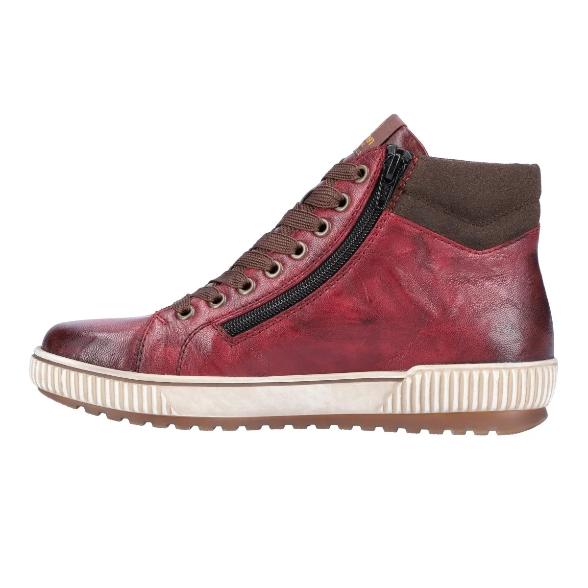 Rieker Women's D0772-35 Burgundy Waterproof