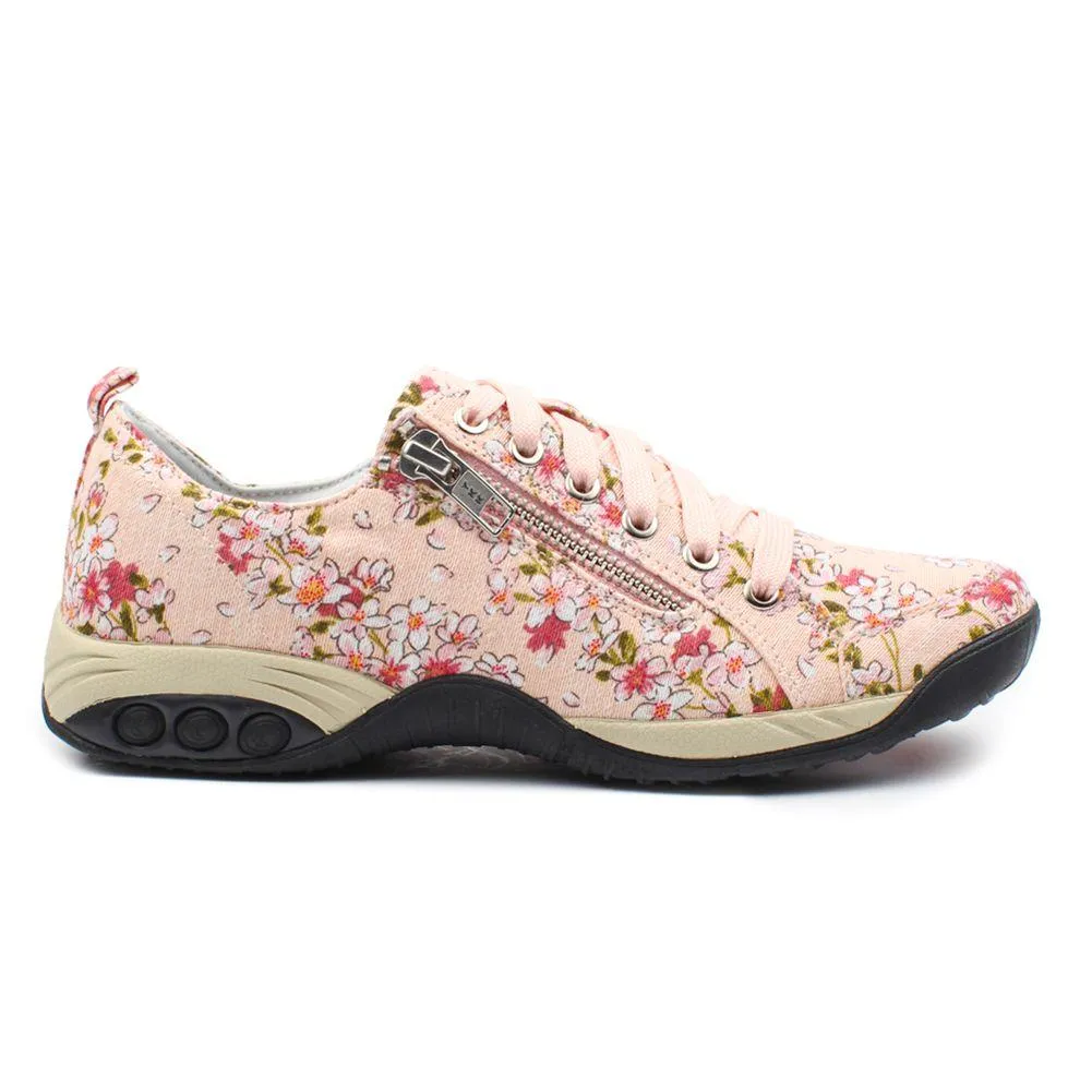 Sienna Prints Women's Side Zip Sport Casual Shoe