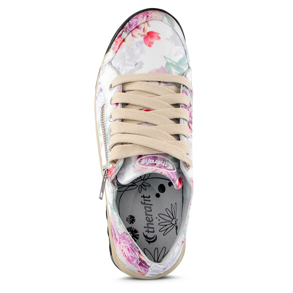 Sienna Prints Women's Side Zip Sport Casual Shoe