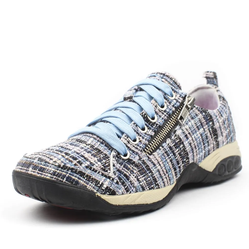 Sienna Prints Women's Side Zip Sport Casual Shoe