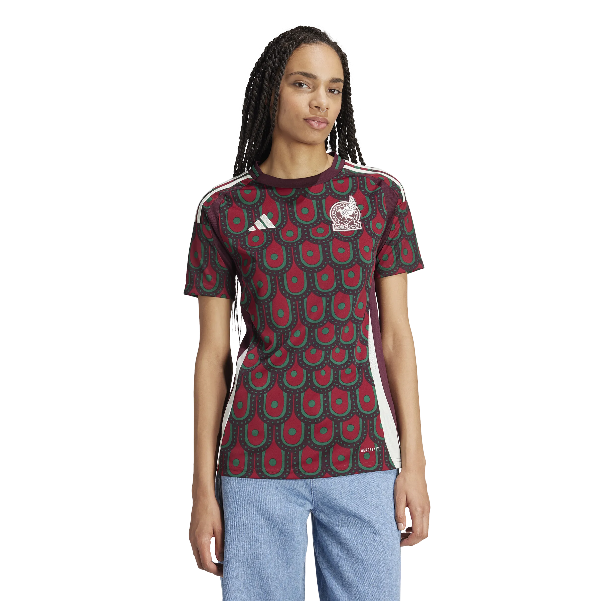 Adidas Mexico Women's 2024 Stadium Home Jersey