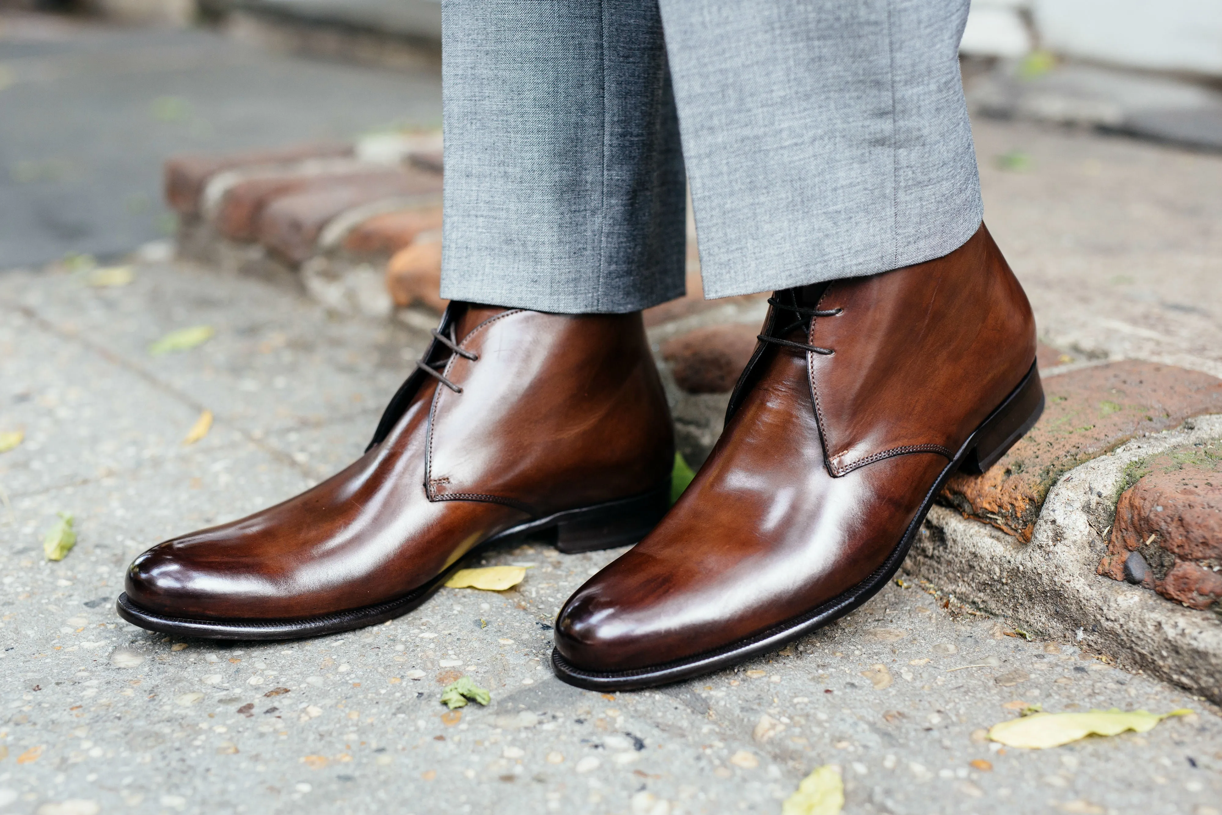 The Newman Chukka Boot - Marrone