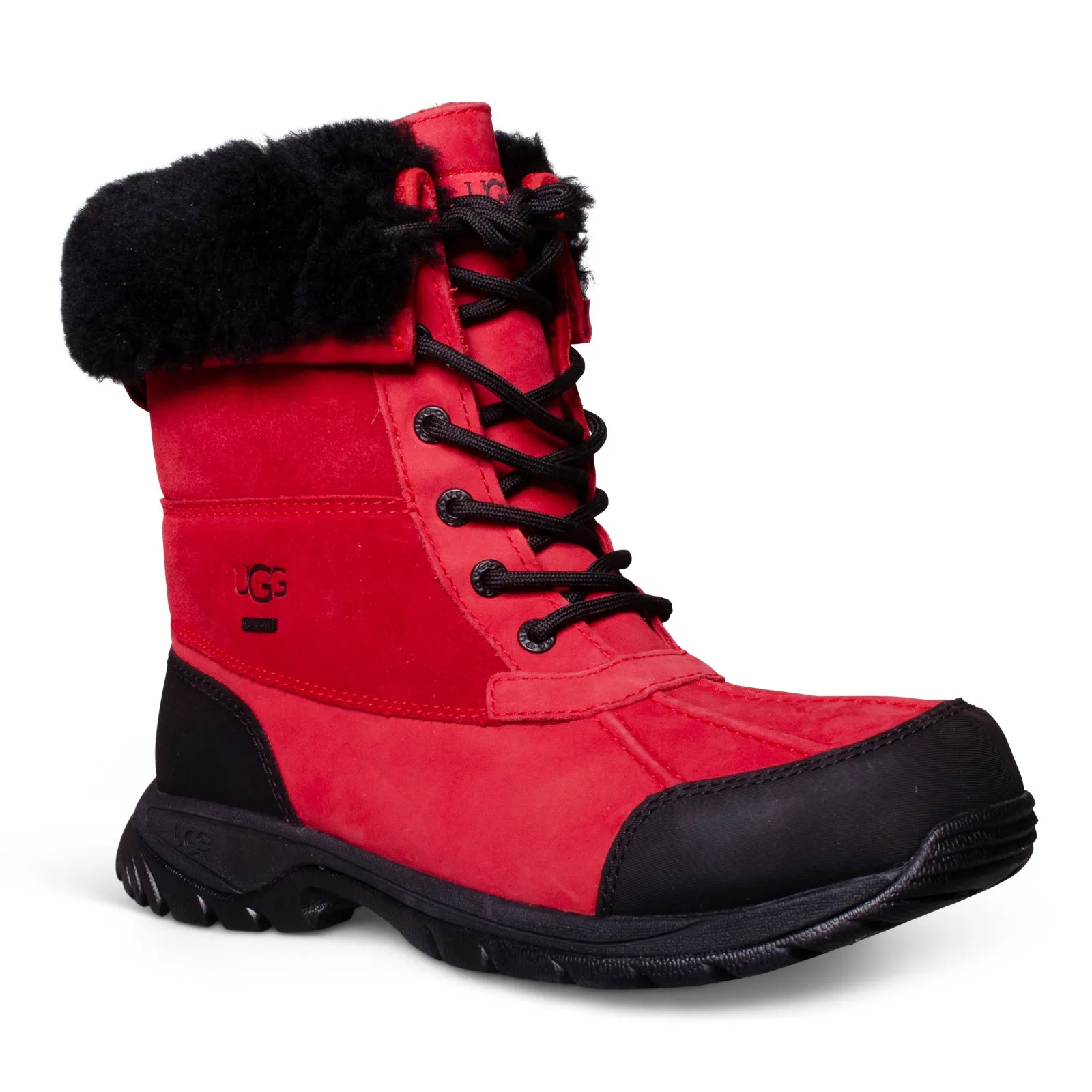 UGG Butte Samba Red / Black Boots - Women's