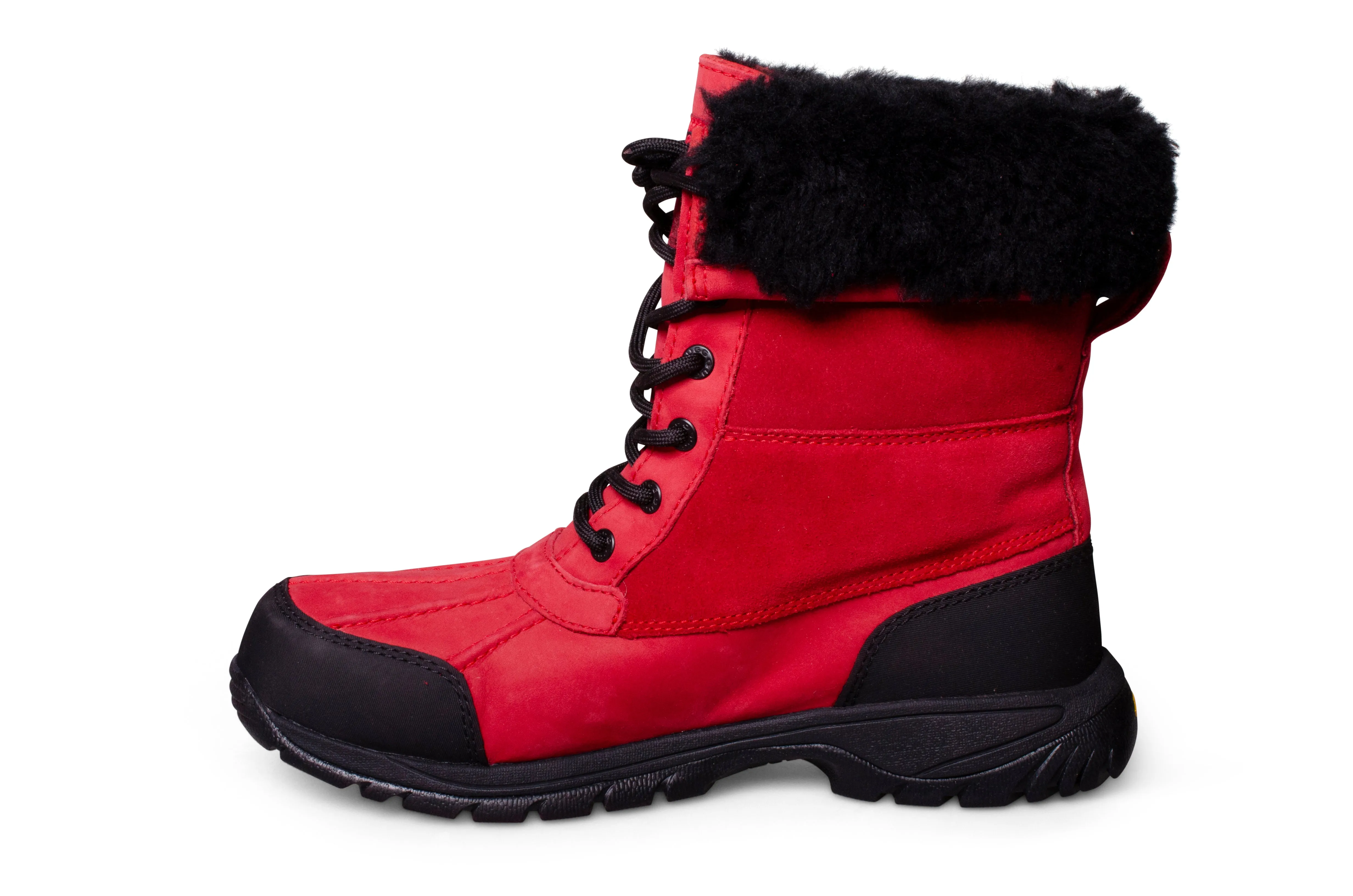 UGG Butte Samba Red / Black Boots - Women's