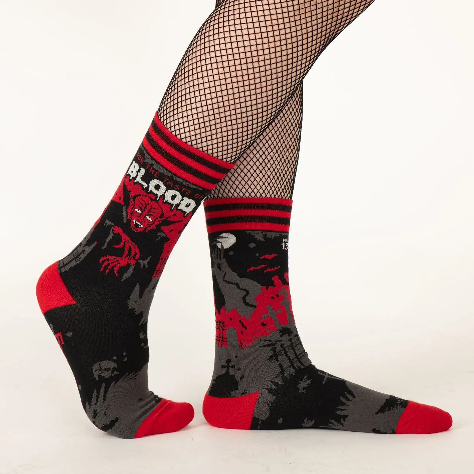 Unisex Dracula's Bloodlust Crew Socks