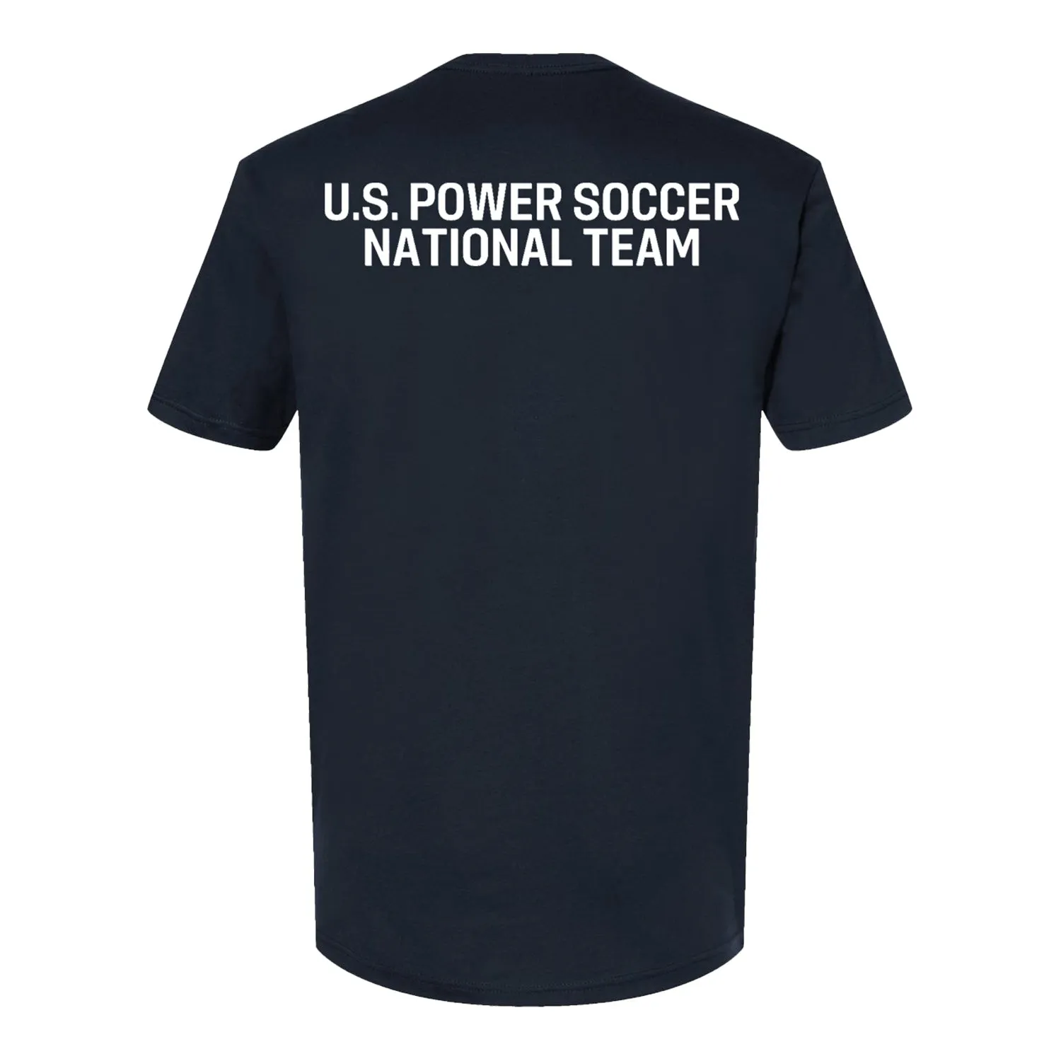 U.S. Co-Ed Power Soccer Navy Tee