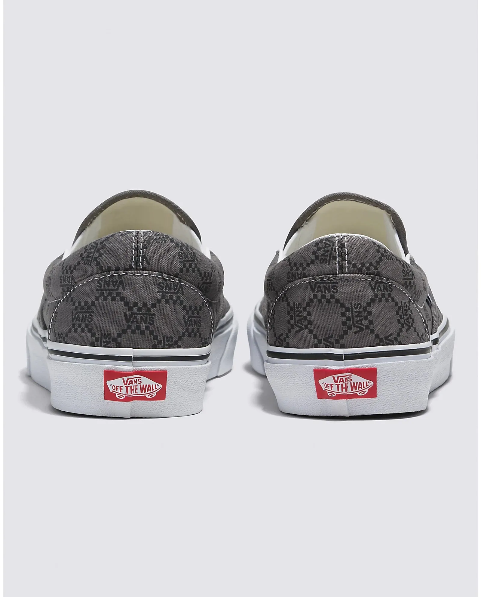 VANS UNISEX MONOGRAM CLASSIC SLIP-ON SHOE (PEWTER)