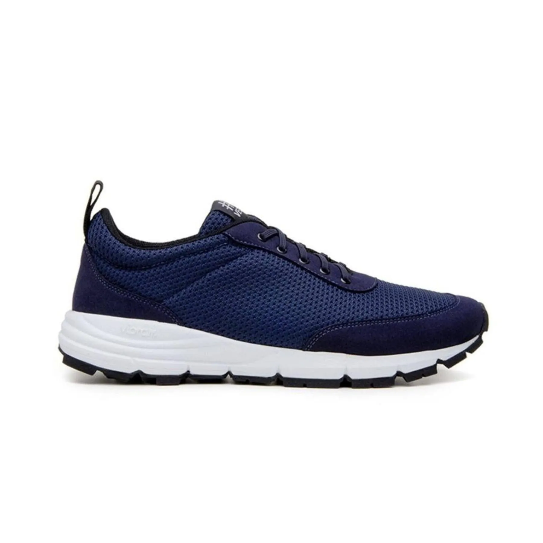 'Wave Trainer' vegan lace-up athletic sneaker by Ahimsa - navy