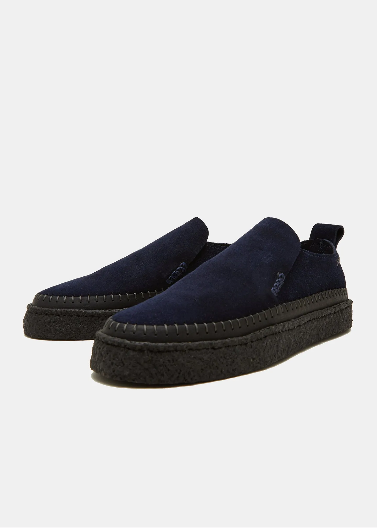 Yogi x Universal Works Hitch Low Loafer On Crepe - Indigo