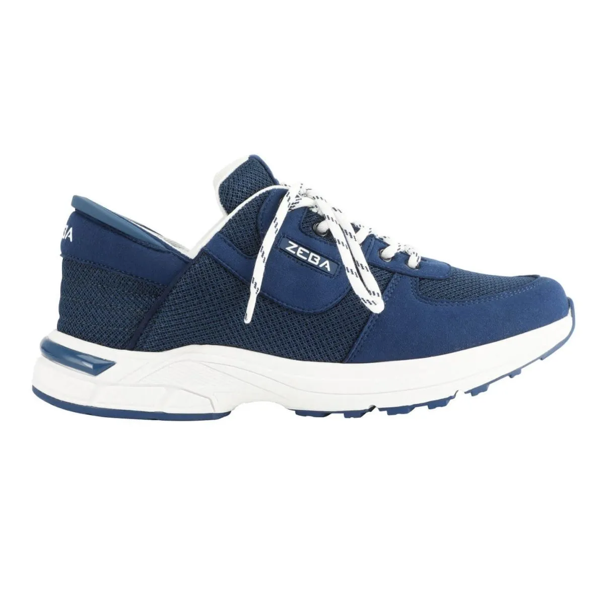 Zeba Men's Royal Navy/White Slip On